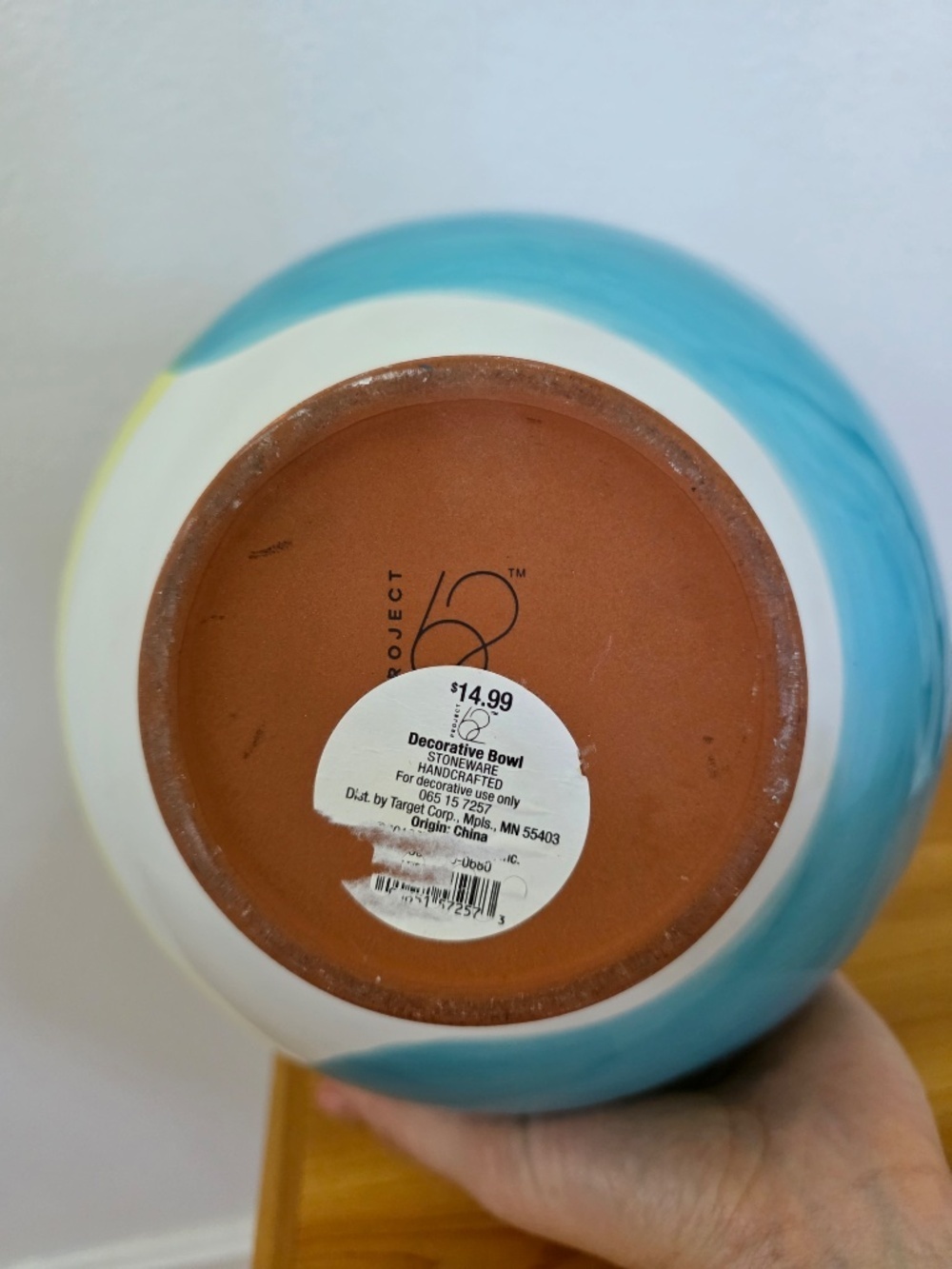 Project 62 Geometric/Abstract Ceramic Bowl - Picture 7 of 7